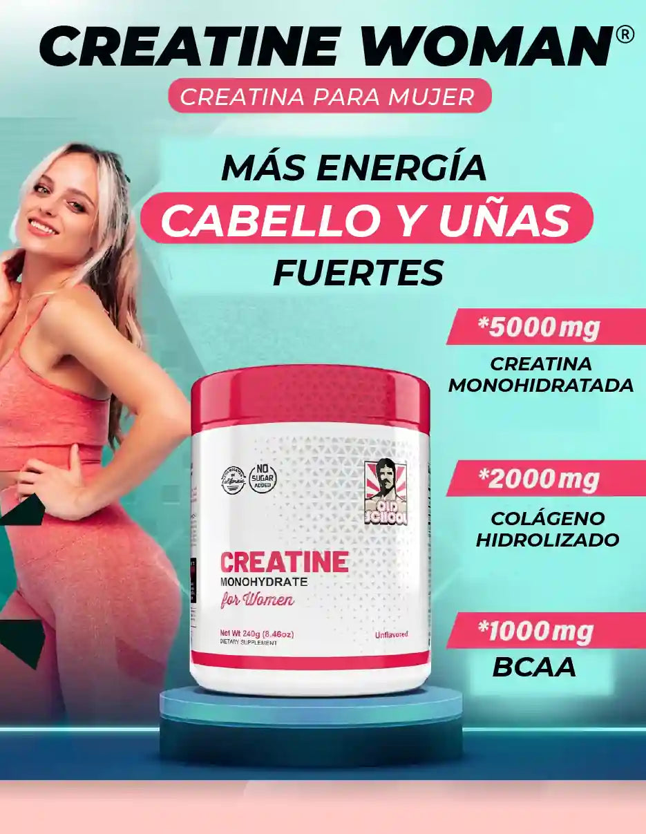 CREATINA MONOHIDRATADA WOMAN