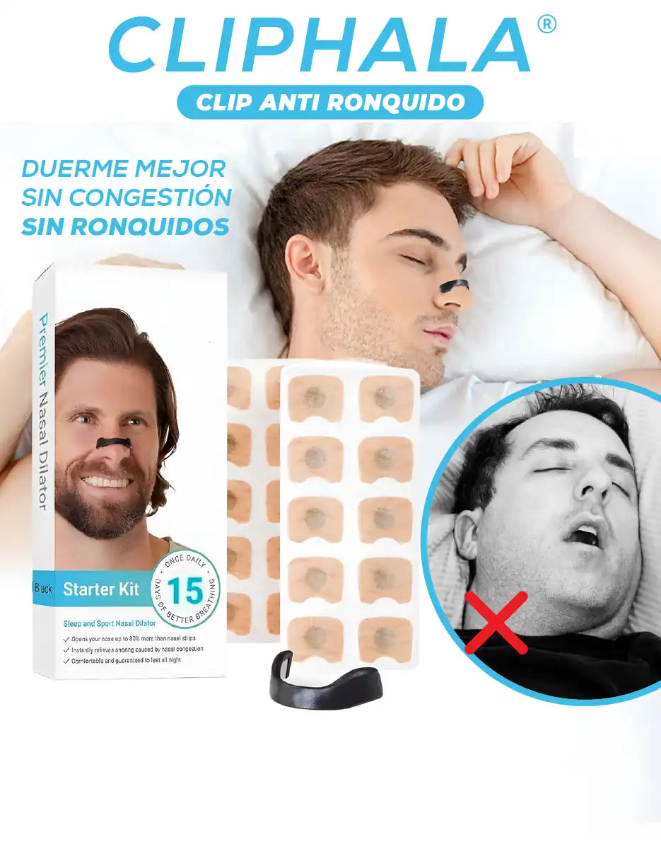 KIT MAGNETICO ANTI RONQUIDO CLIPHALA [PV1-META-CLICKPLUSMX]