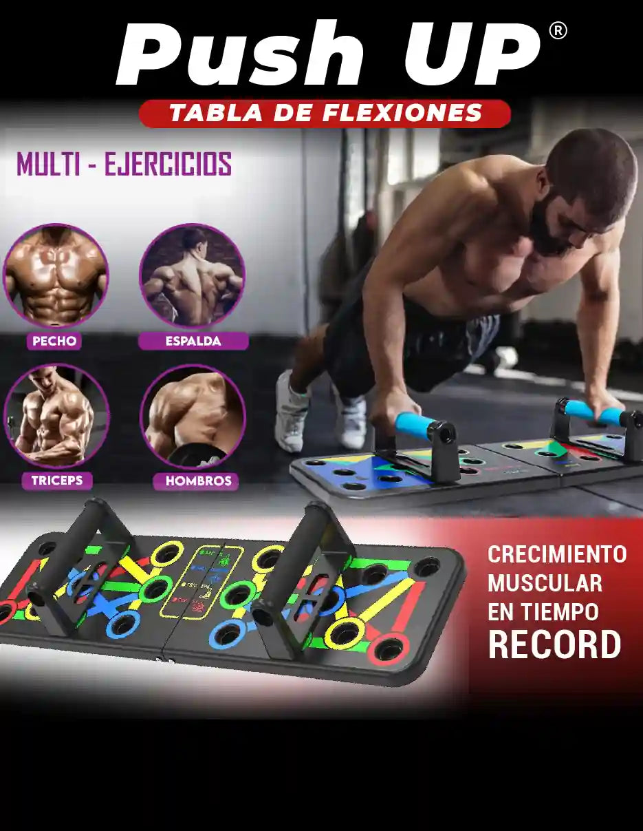 TABLA DE FLEXIONES PUSH UP [PV1-META-CLICKPLUSMX]